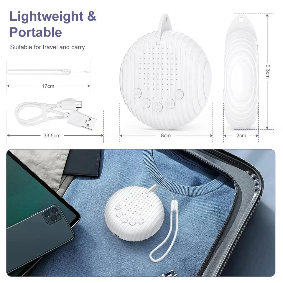 Maquina De Sonido Blanco Portatil Para Bebe